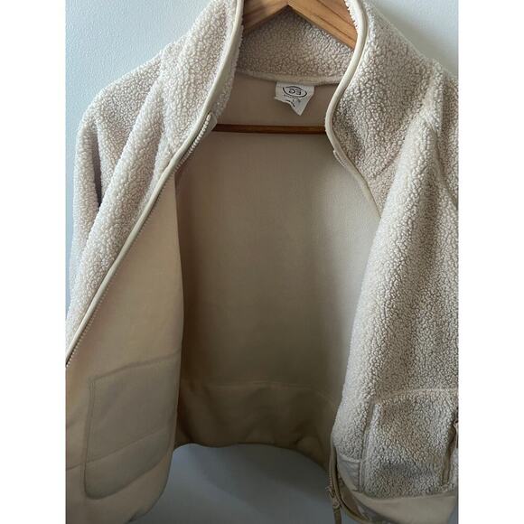 Sage Collective faux shearling city cropped jacket women's size small - Picture 4 of 5